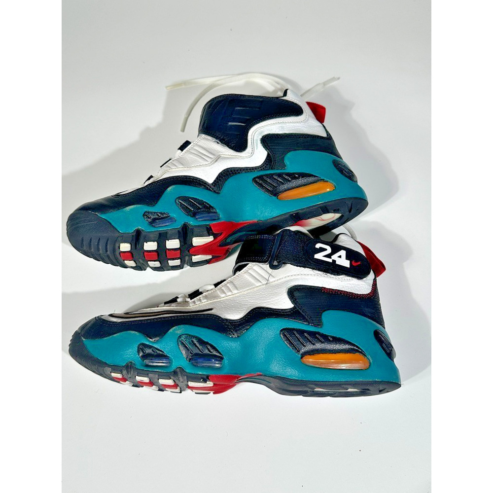 Nike Air Griffey Max 1 DJ5193-100 White Teal Black Red – Size 7Y